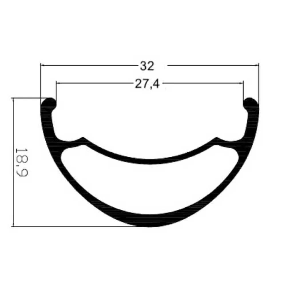 GTR Sl27 27.5´´ Cl Disc Tubeless Mtb Framhjul