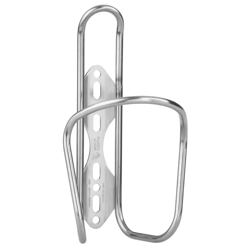 Wolf Tooth Morse Flaskhållare, Silver, One Size