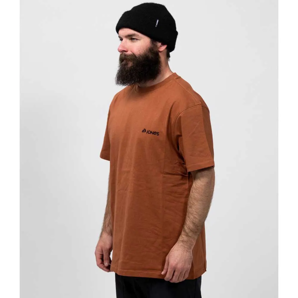 Jones Sierra Organic Cotton T-shirt Med Korta ärmar Man, Terracotta x, S