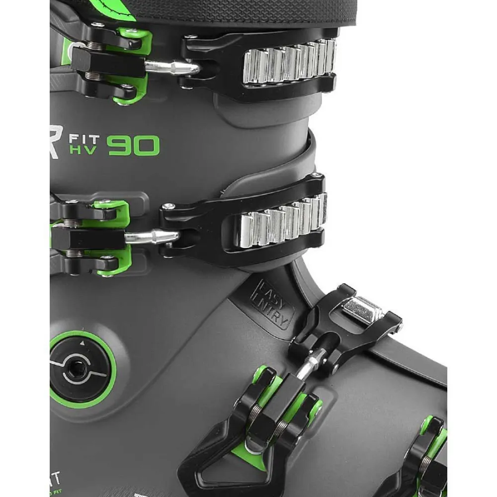 Rox R/fit 90 Alpina Skidpjäxor Man, Dark grey / dark grey / green, 25.5