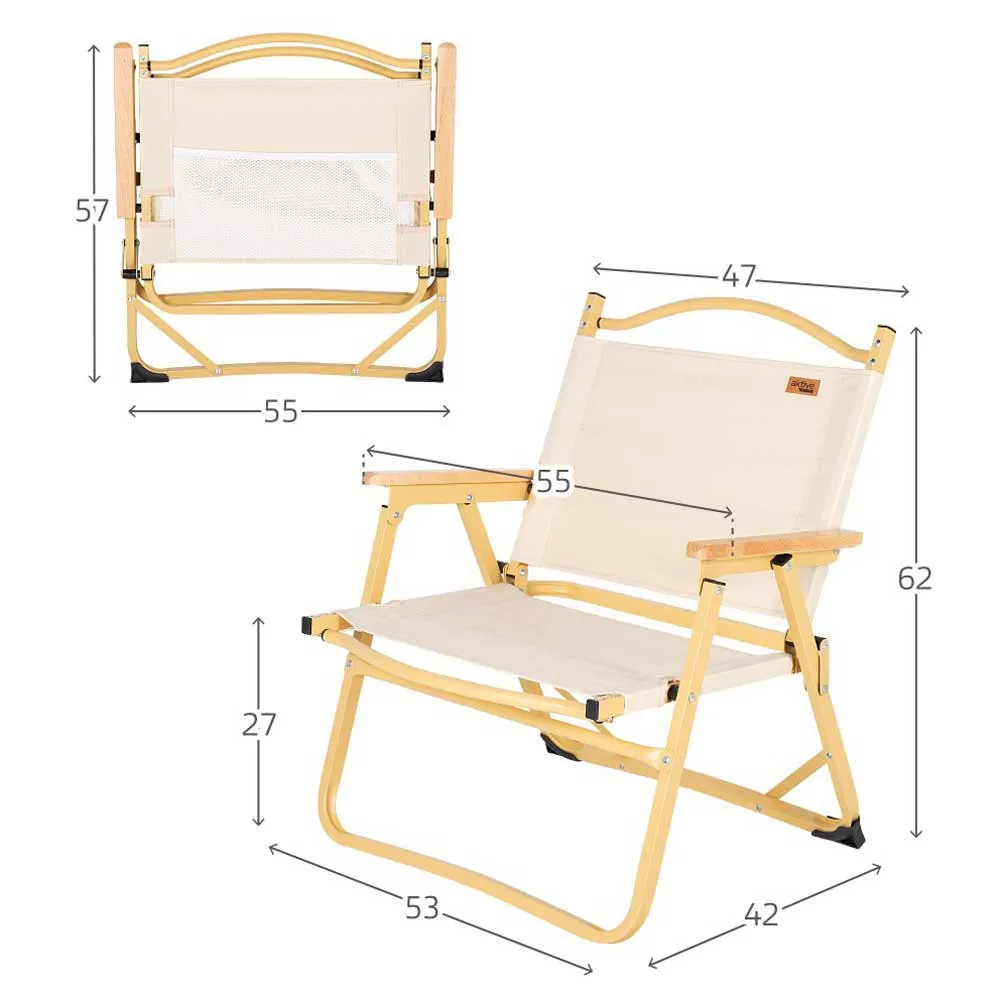 Aktive Hopfällbar Glampingstol unisex