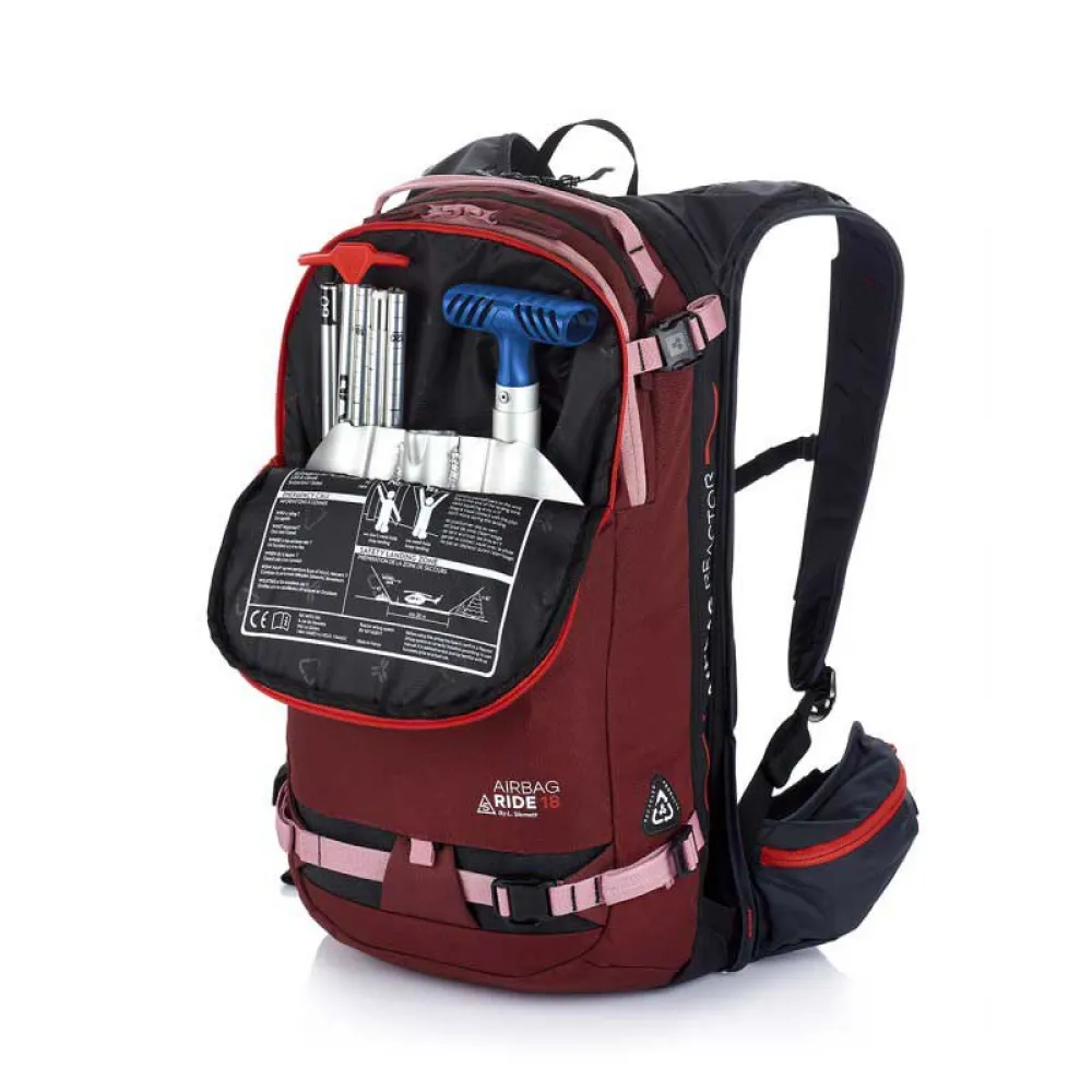 Arva Airbag Ride18 Switch Ryggsäck Unisex, Burgundy