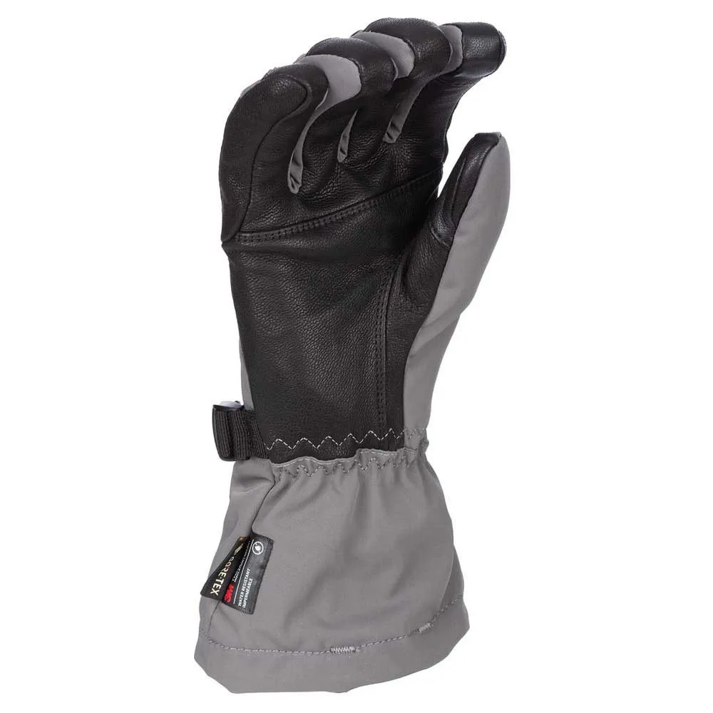 Klim Radiate Gauntlet Gore-tex® Hansker Mann, Castlerock grey / black, M