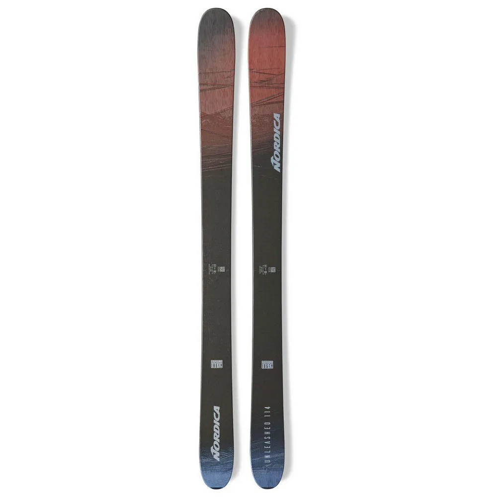 Nordic Unleashed 114 Alpinskidor Man, Red / black / blue, 180