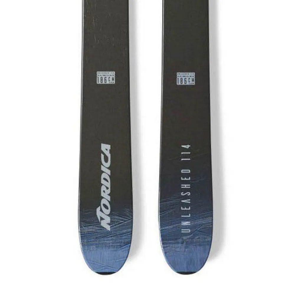 Nordic Unleashed 114 Alpinskidor Man, Red / black / blue, 180