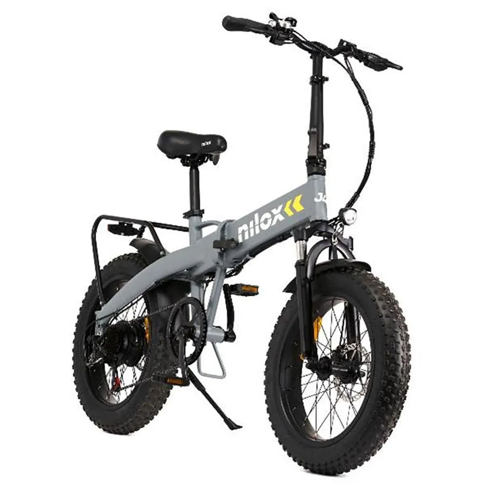 Nilox J4 Plus Hopvikbar Elcykel, Grey, One Size, 13Wh