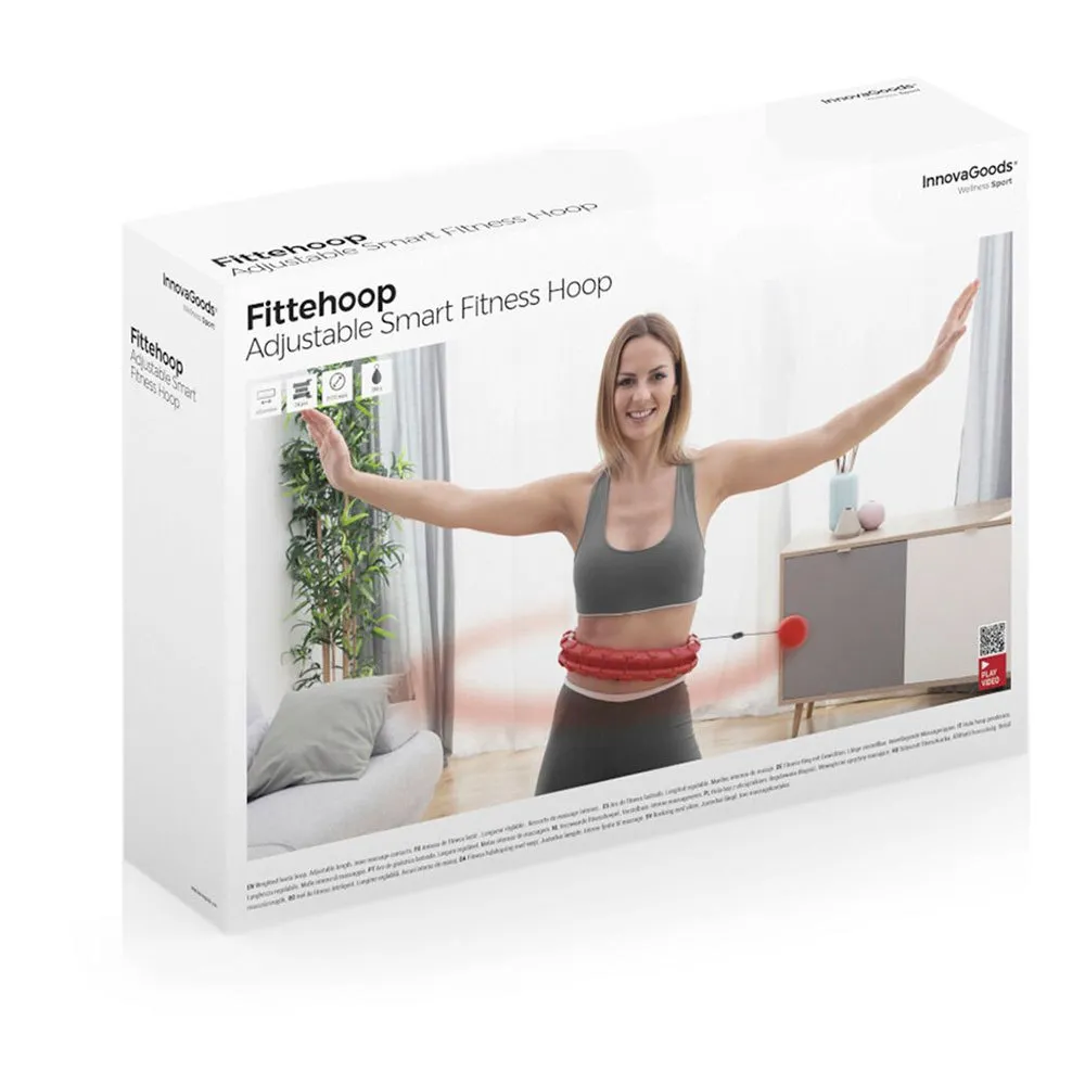 Innova Justerbar Smart Hoop Unisex, Red / black, One Size