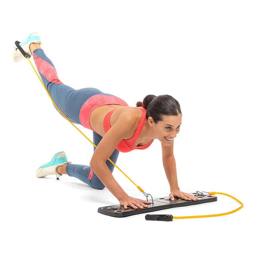 Innova Pulsher Push Up Board Sit-up Bar Unisex, Black / yellow, One Size