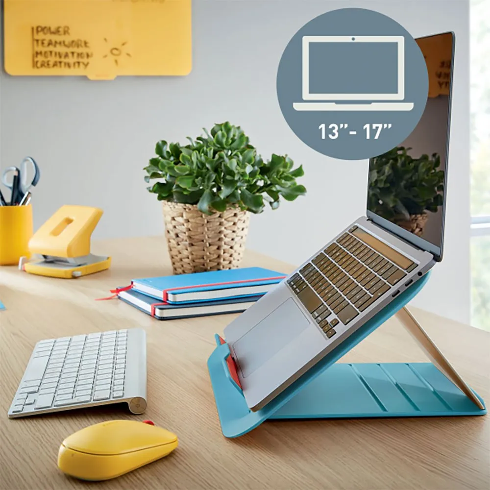 Leitz Ergo Cosy Laptopstativ – Ergonomisk Design (Ltz64260061, Havblått, 1 Eske) Havblått 5
