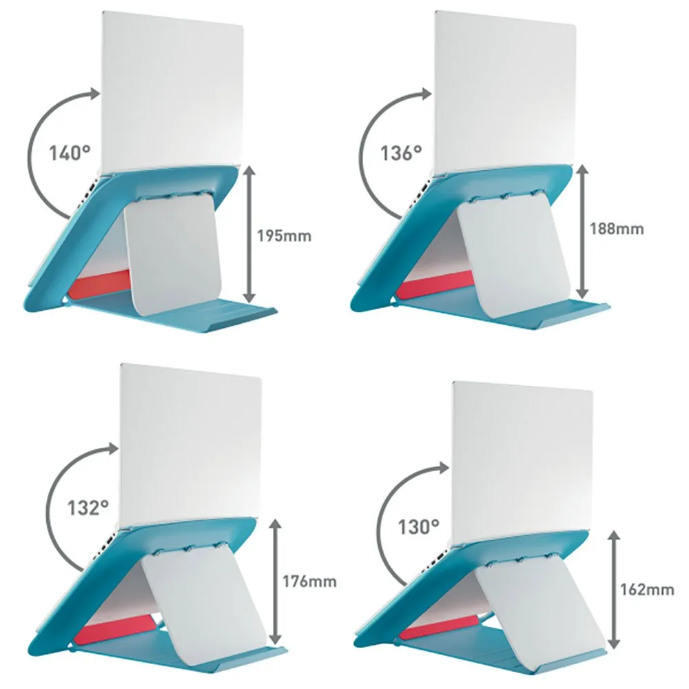 Leitz Ergo Cosy Laptopstativ – Ergonomisk Design (Ltz64260061, Havblått, 1 Eske) Havblått 7