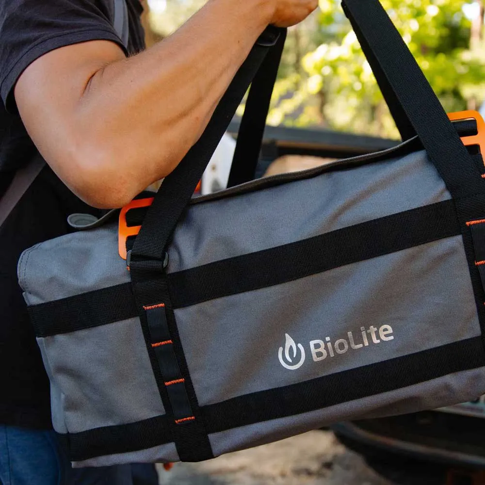 Biolite Bæreveske For Bålpanne, Black / grey / orange, One Size