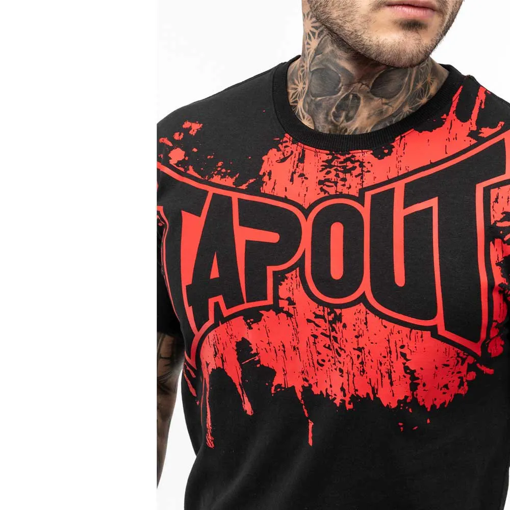 Tapout Splashed T-shirt Med Korta ärmar Man