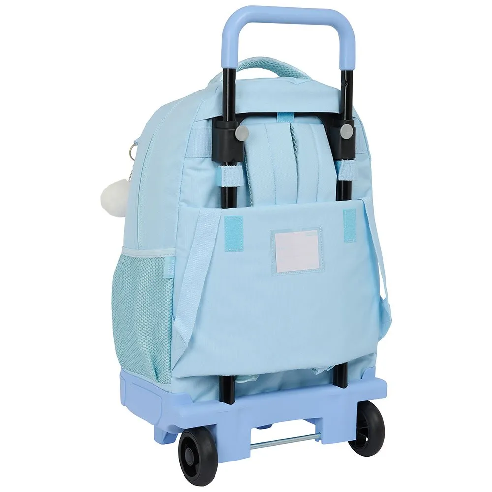 Safta Glowlab Swans 33l 33x45x22 Cm Ryggsäck Med Hjul, Multicolor