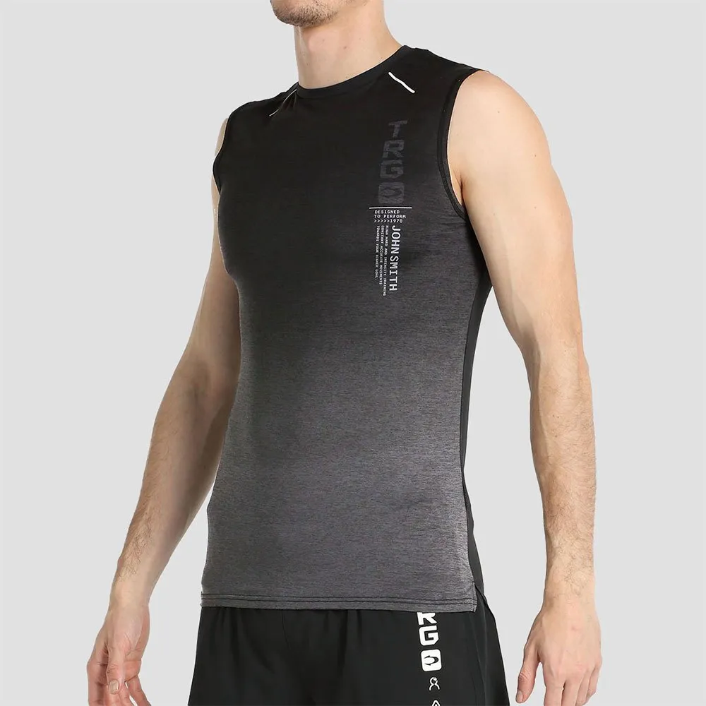 John Smith Horno ärmlös T-shirt Man, Black vigore