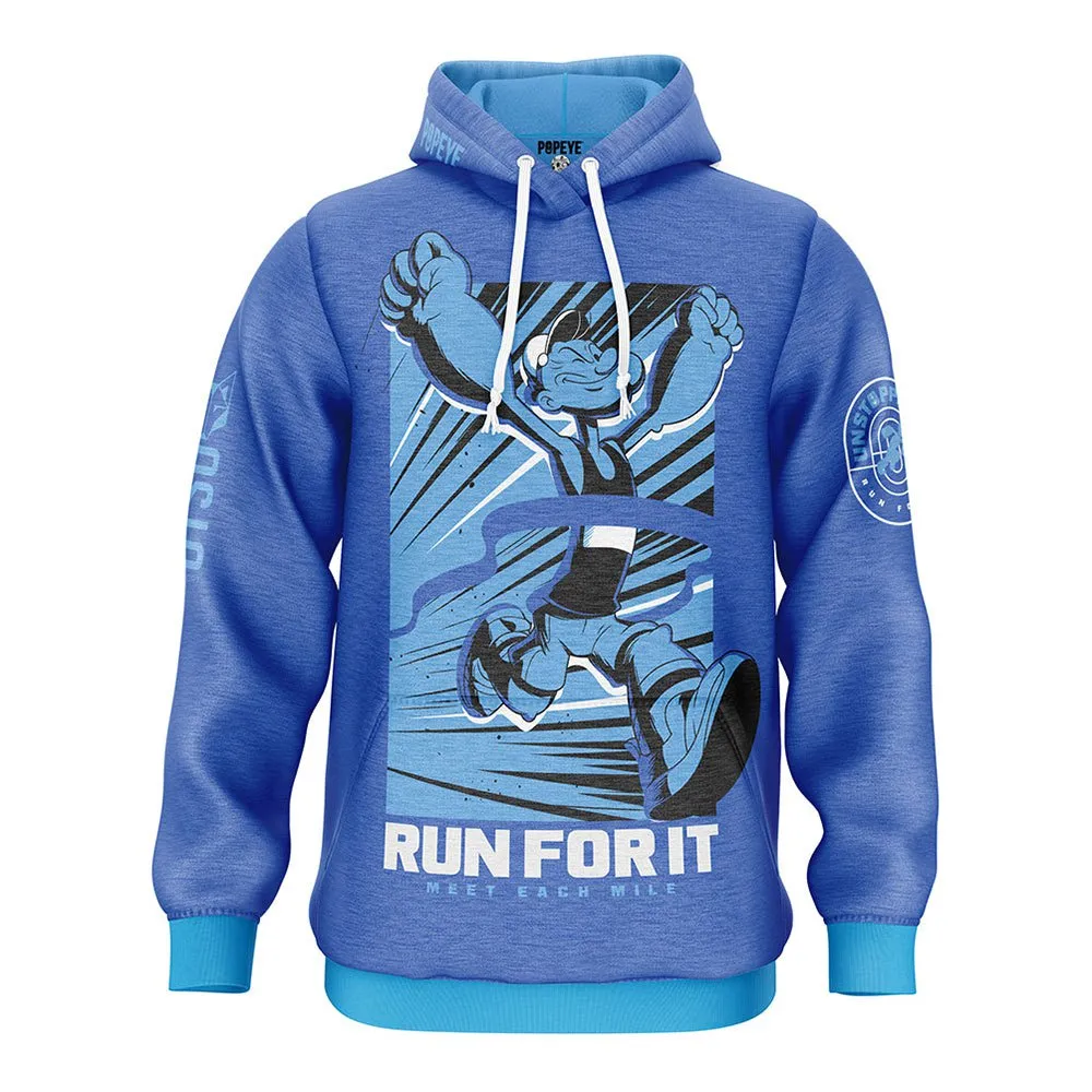 Felpa Con Cappuccio Popeye Run For It Multicolour S