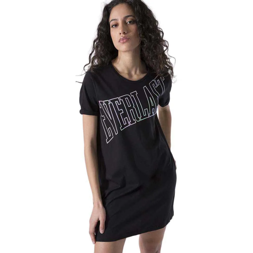 Robe Courte Ă Manches Courtes Single Jersey Black S