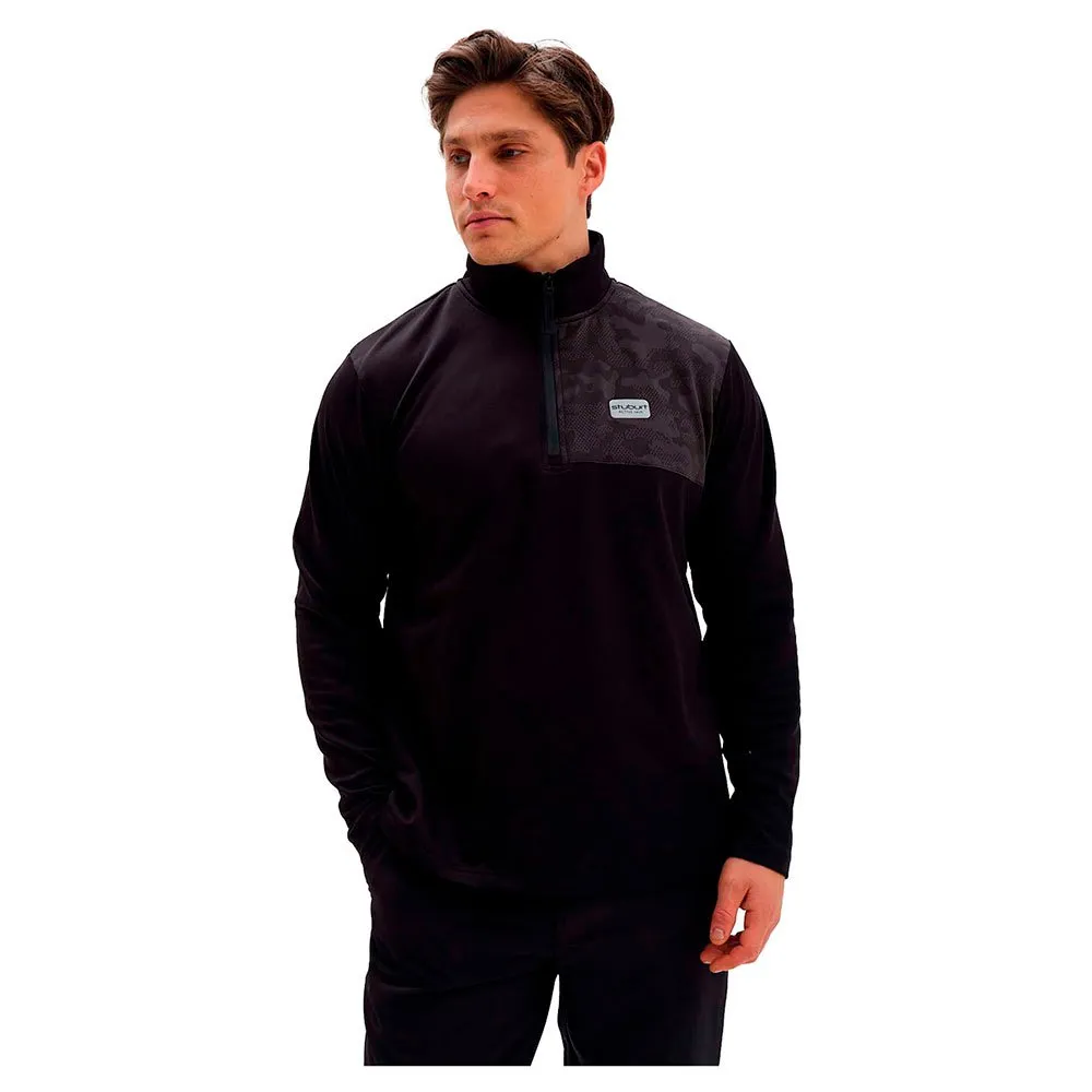 Maglione Con Mezza Zip Active Tech Black 2XL