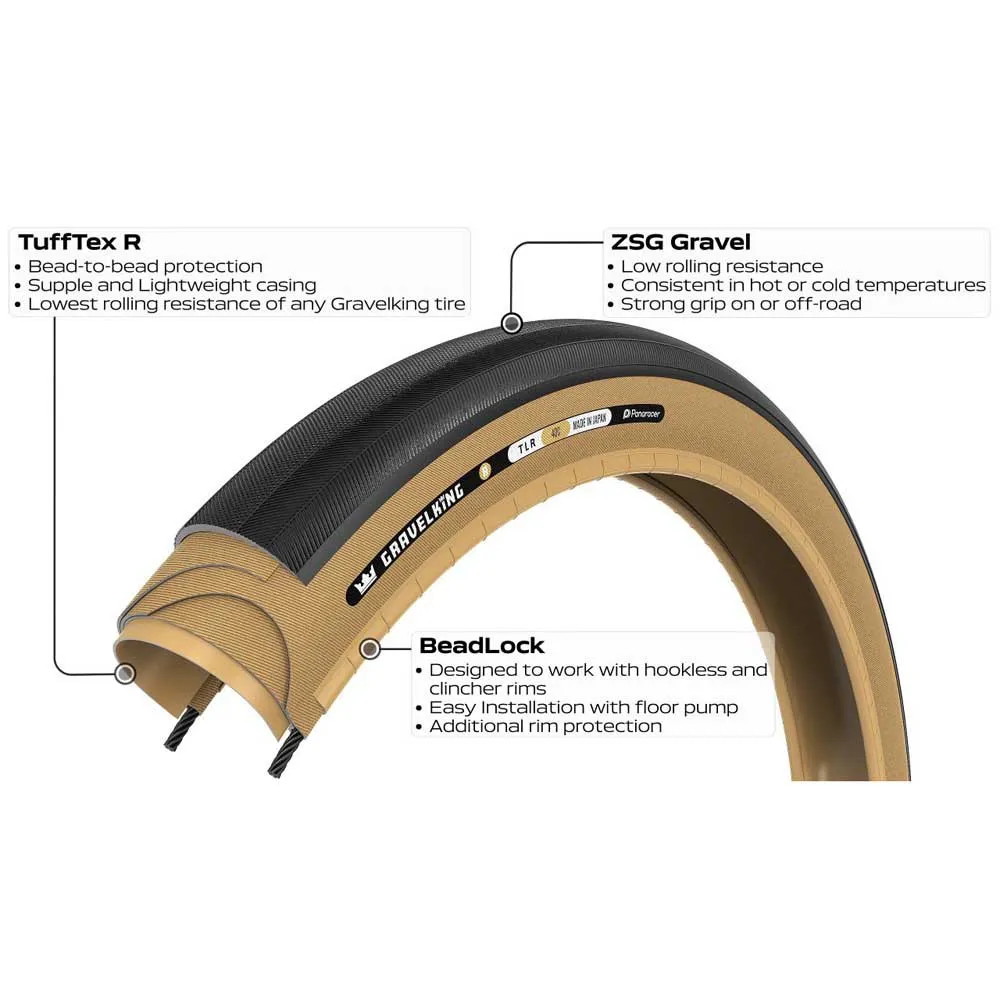 Panaracer Gravelking R Tubeless 700c X 40 Graveldäck
