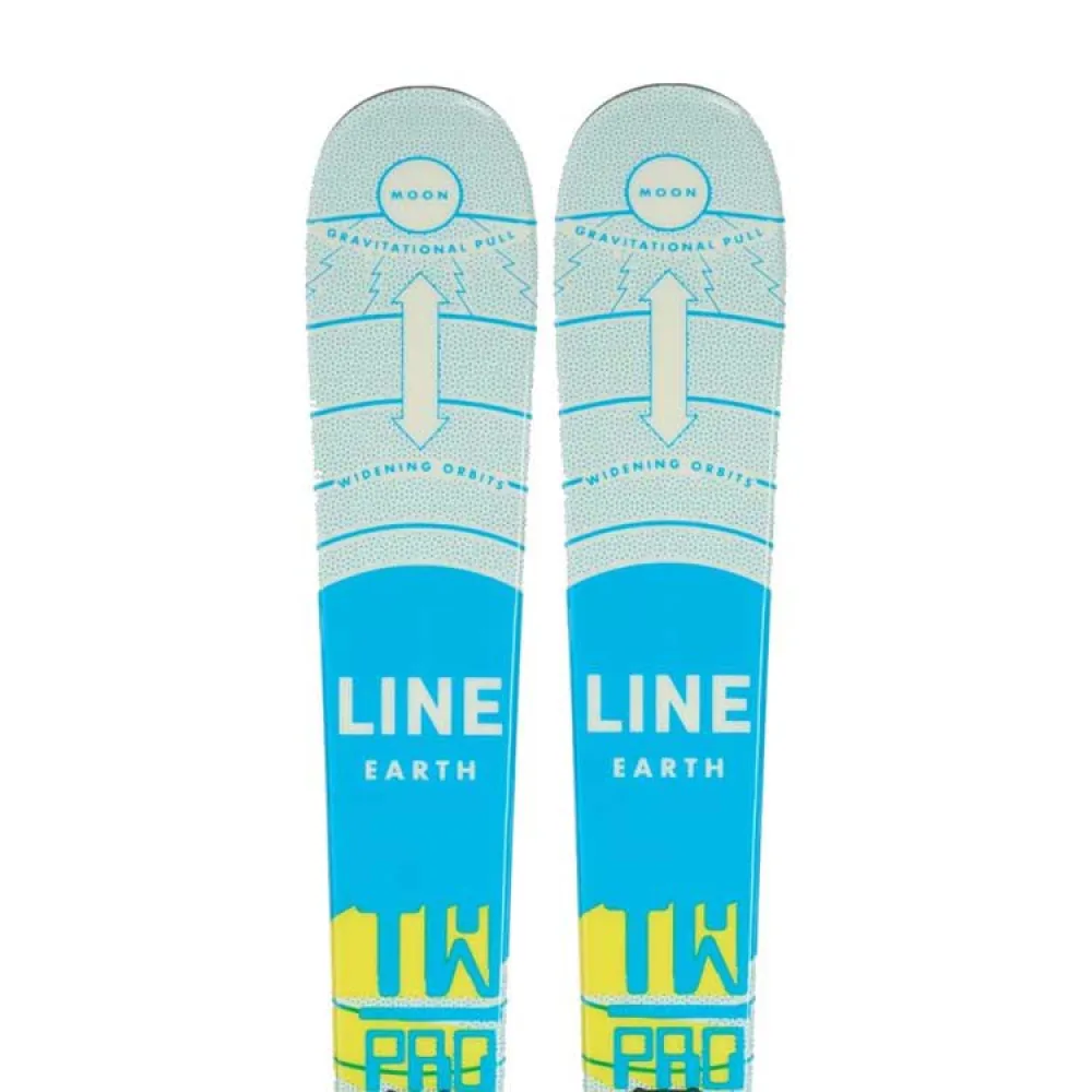 Line Wallisch Shorty+fdt 4.5 119 Junior Alpint Ski Pakke Unisex