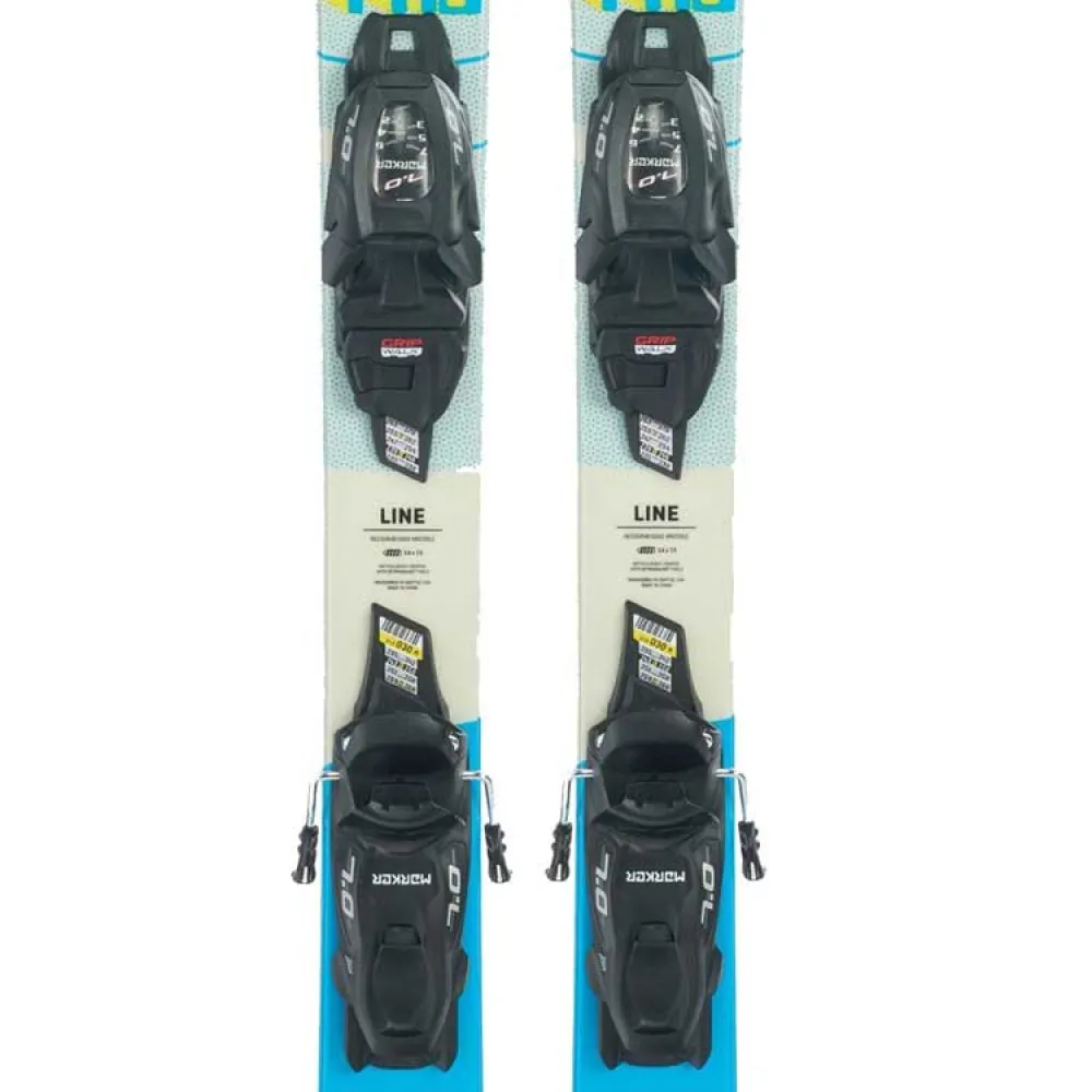 Line Wallisch Shorty+fdt 4.5 119 Alpint Skidpaket För Juniorer Unisex, 119