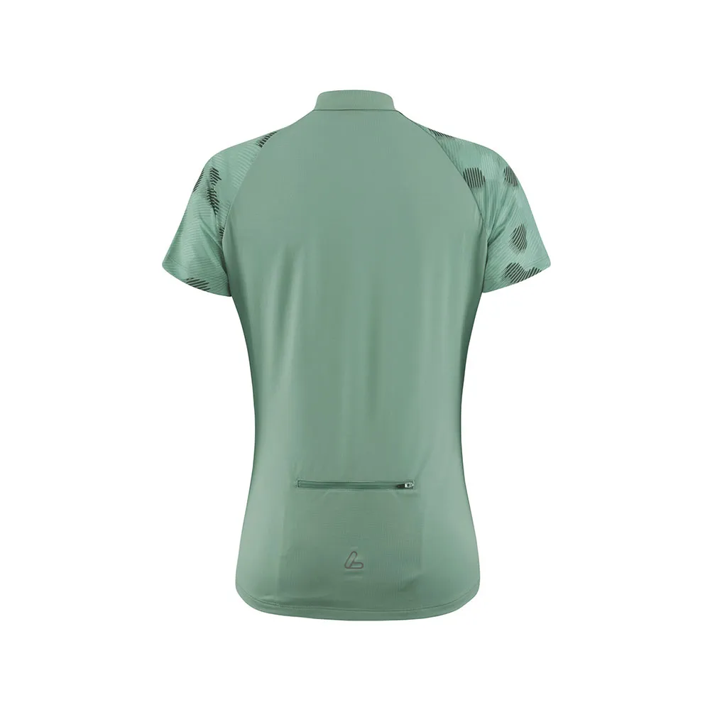 Löffler Half Zip Maja Rise Korta ärmar Cykeltröja, Cottage