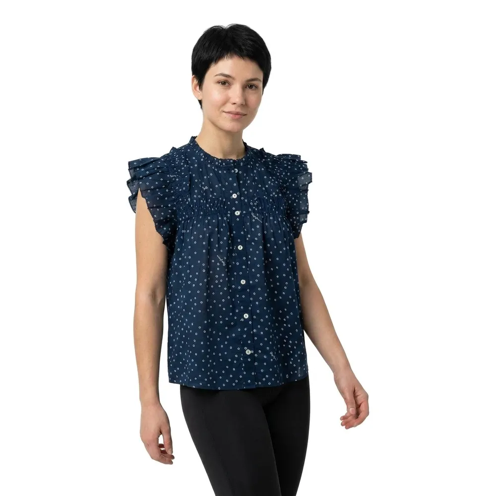 Blusa Senza Maniche Dialla Ocean Blue S