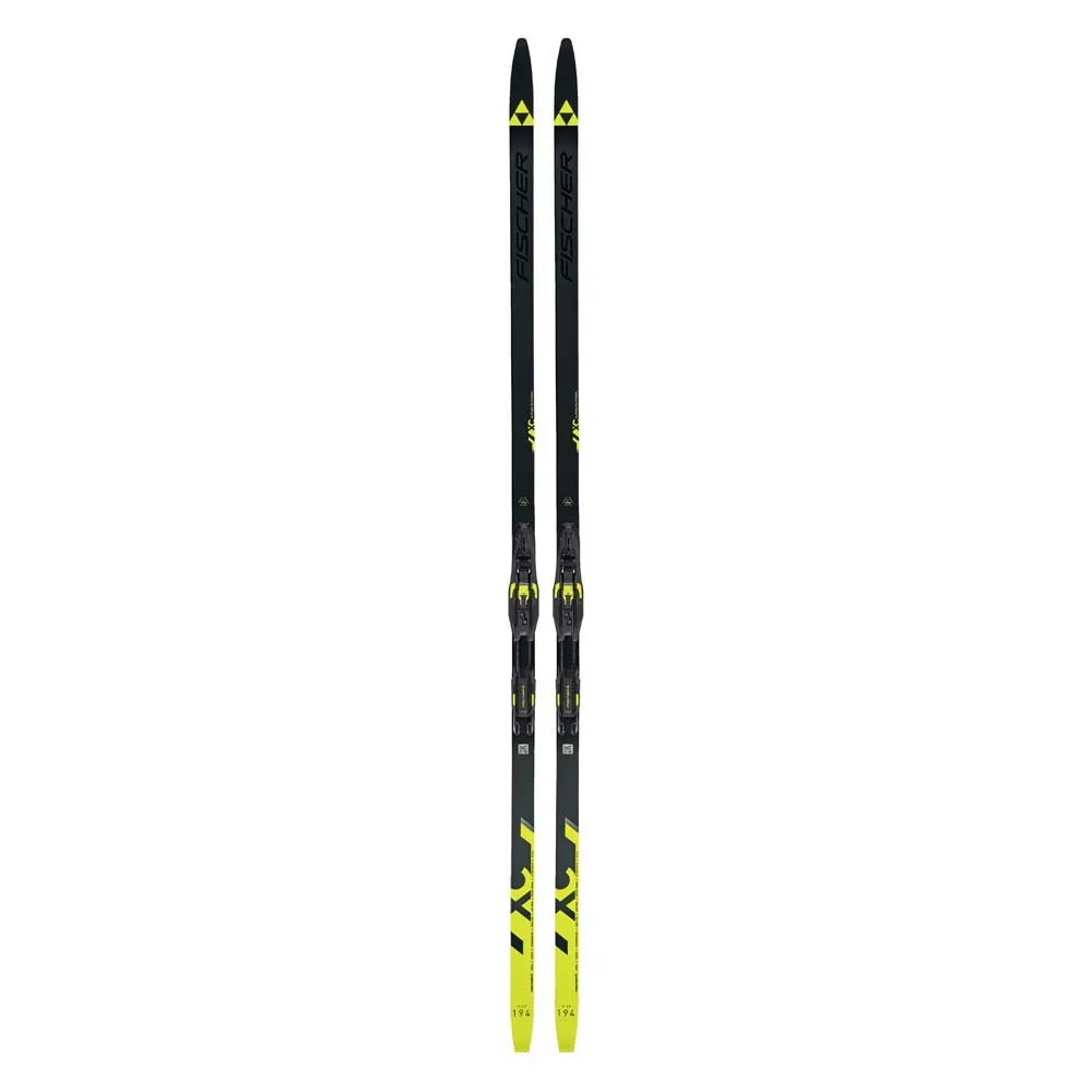 Fischer Superlite Crown Ef Xtra Stiff + Control Step Paket Med Längdskidor Unisex, Black / yellow, 204