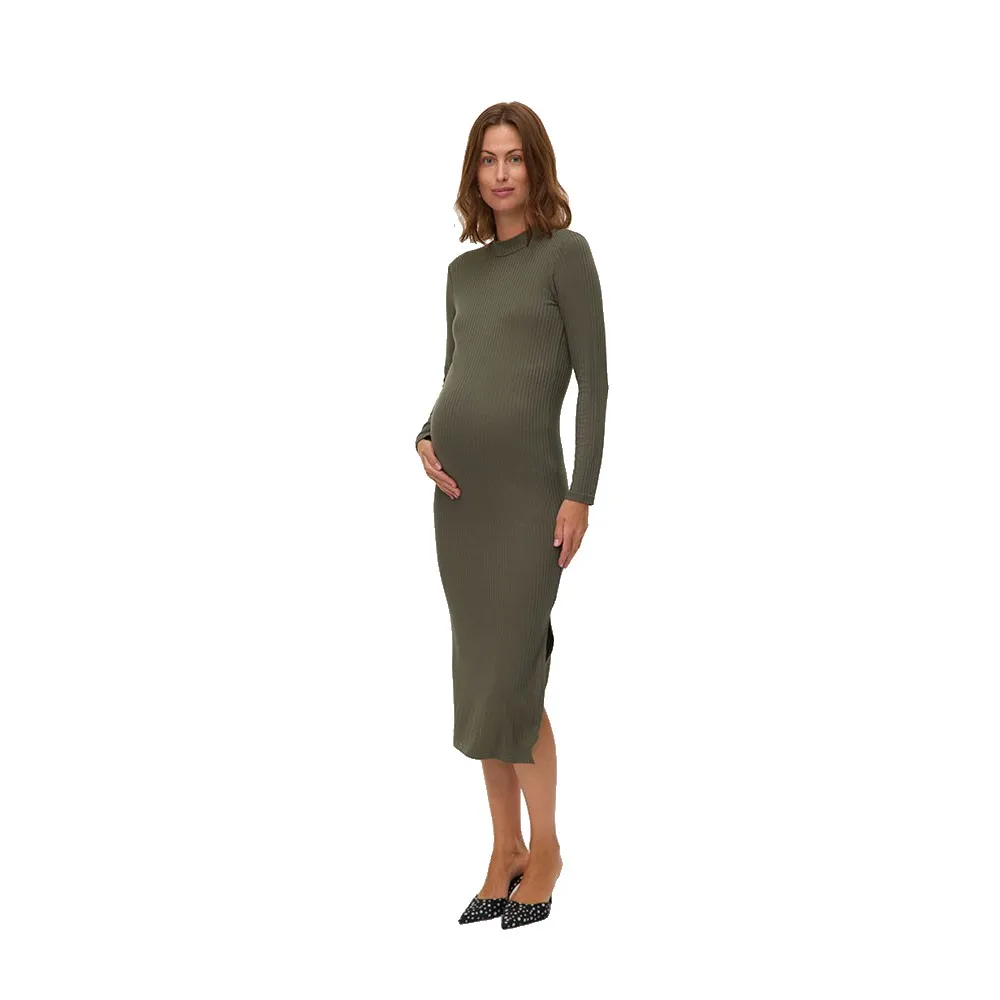Vestito Lungo A Maniche Lunghe Trinity Maternity