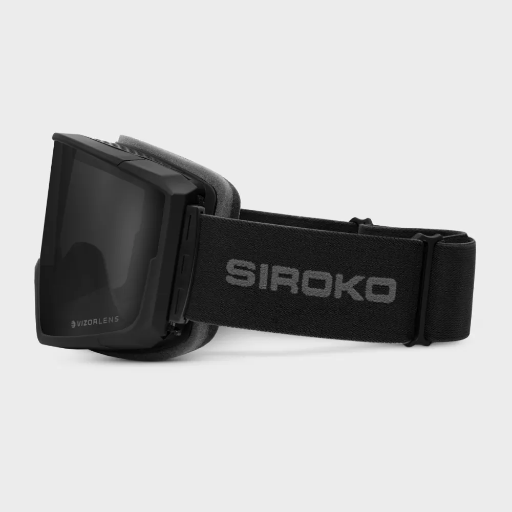 Siroko G3 Ranquet Skidglasögon Unisex, Black, Black Mirror/CAT2