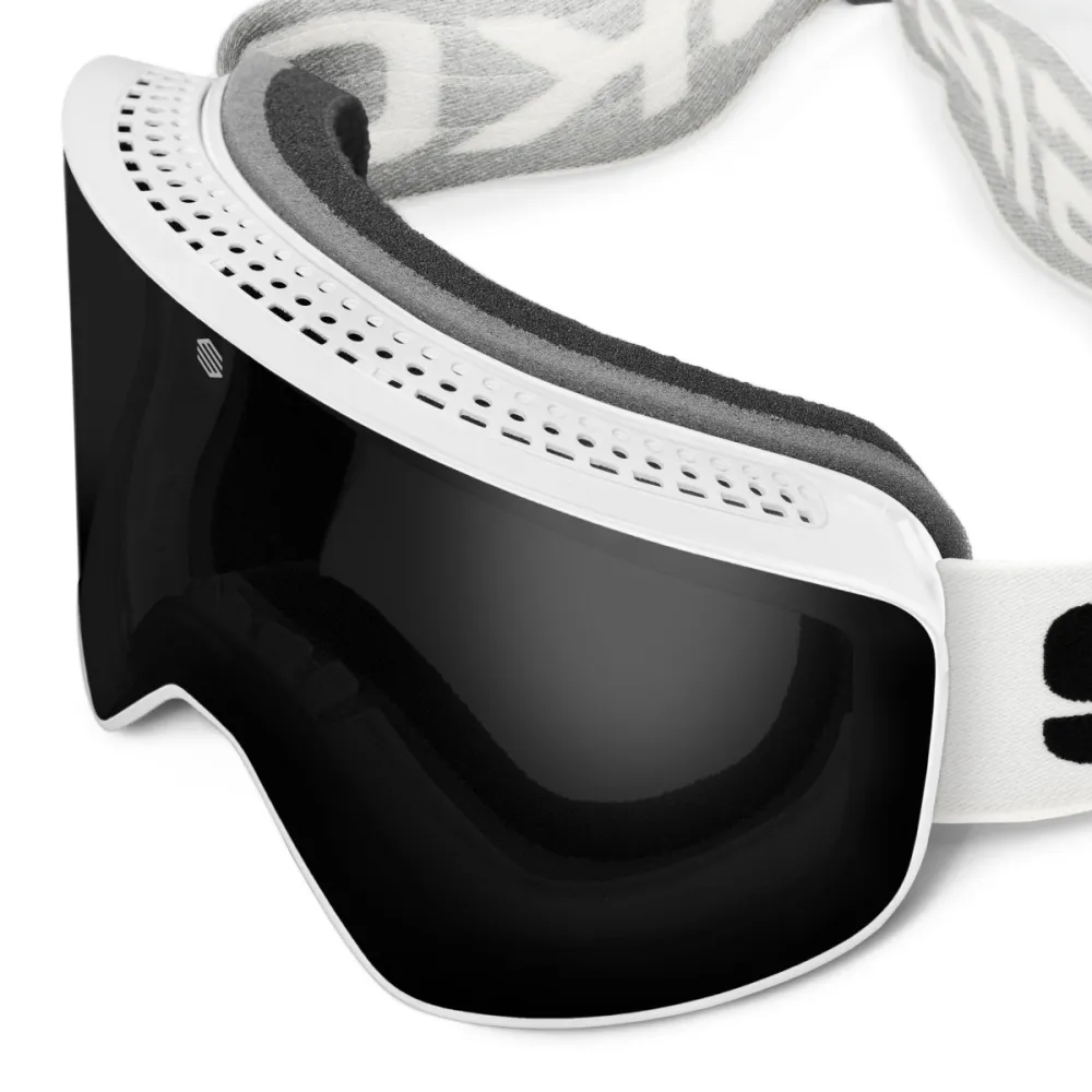 Siroko Gx Ampezzo Skidglasögon Unisex, White / black, Black Mirror/CAT3