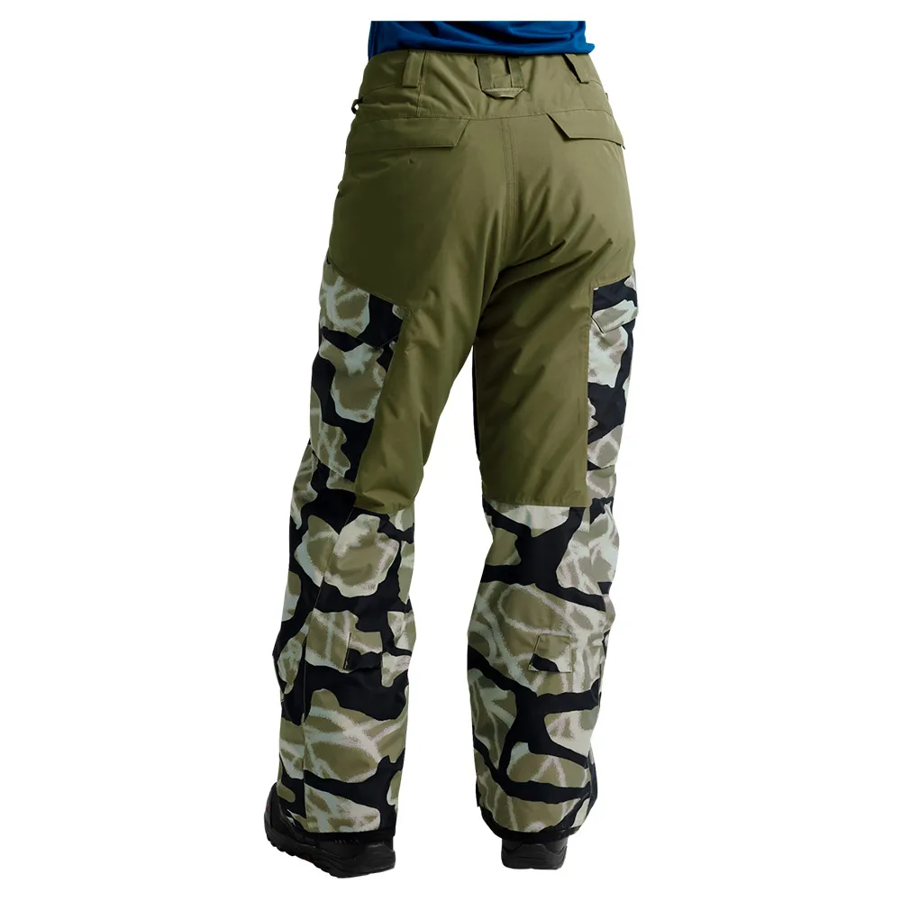 Burton Reserve 2l Ins Byxor Kvinna, Grafitti camo/forest moss, XS