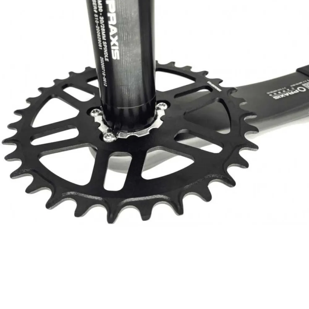 Praxis Road Dm1x Narrow Wide Kedjehjul, Black, 36t