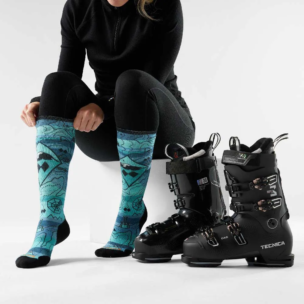 SmartWool Ski Targeted Cushion Topo Treasure Sokker Kvinne, Nightfall blue