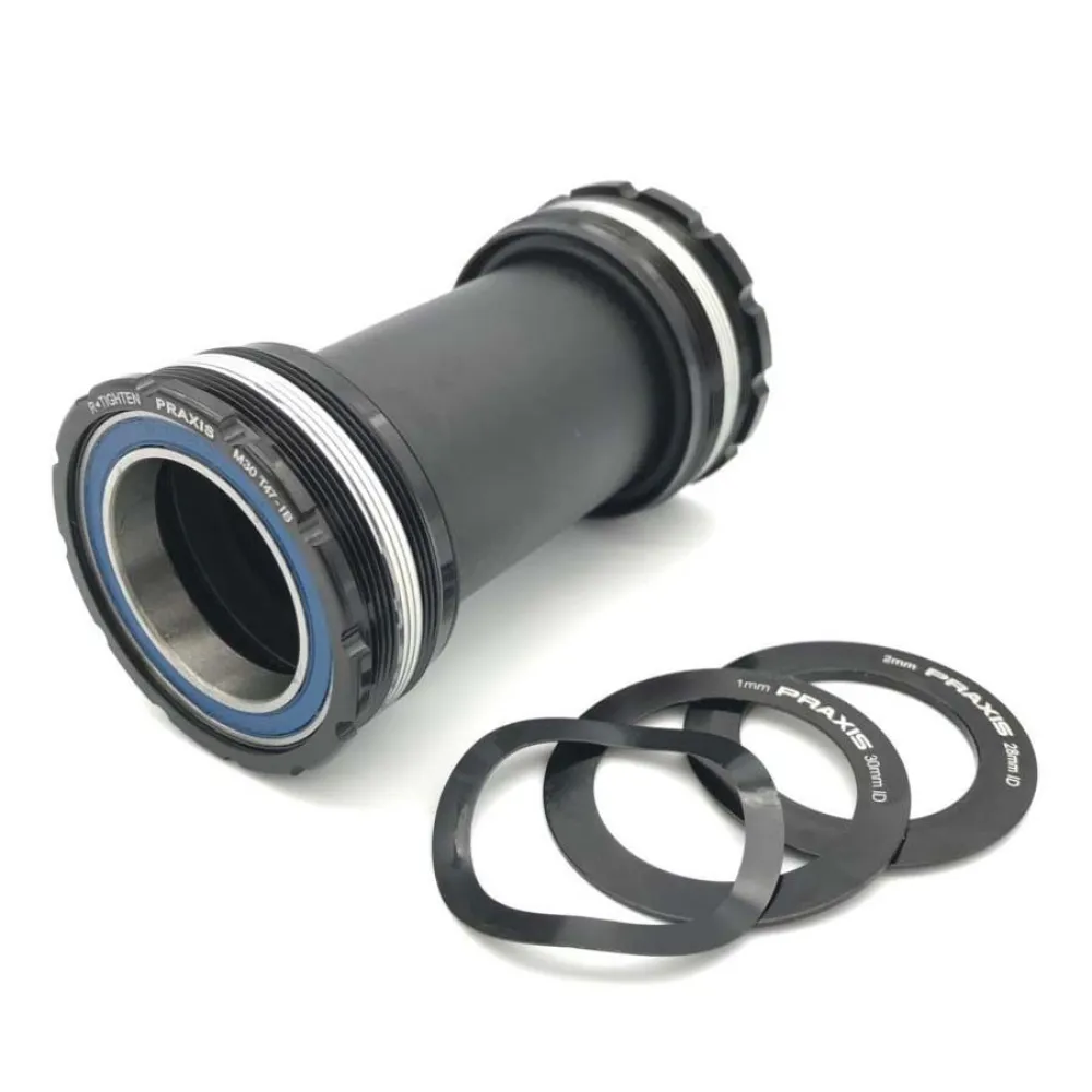 Praxis Ceramic M30 T47 Internal Kranklager, Black, 85.5mm