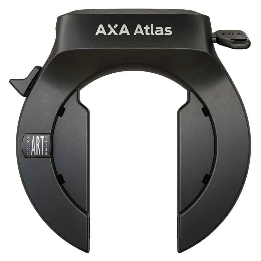 Axa Atlas 52102095cs3 Cykelramlås, Black, One Size