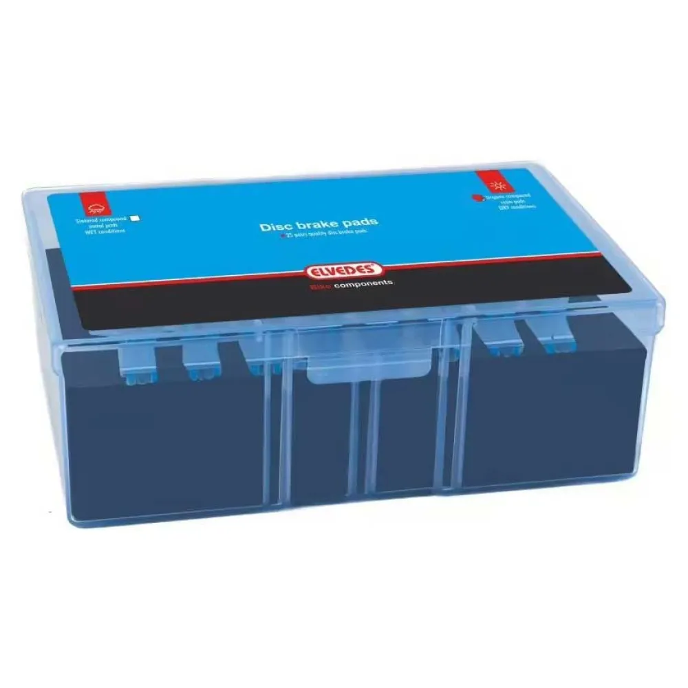 ELVEDES Shimano Br-m666/m785/m985/m988/r785/rs785 Organiska Skivbromsbelägg 25 Enheter, Black, One Size