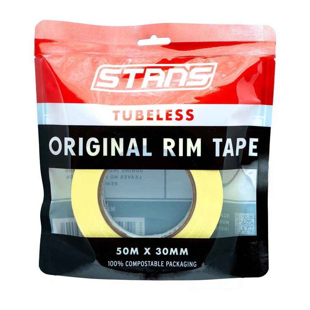 Stans As0322 50 M Fälgband, Yellow, 25mm