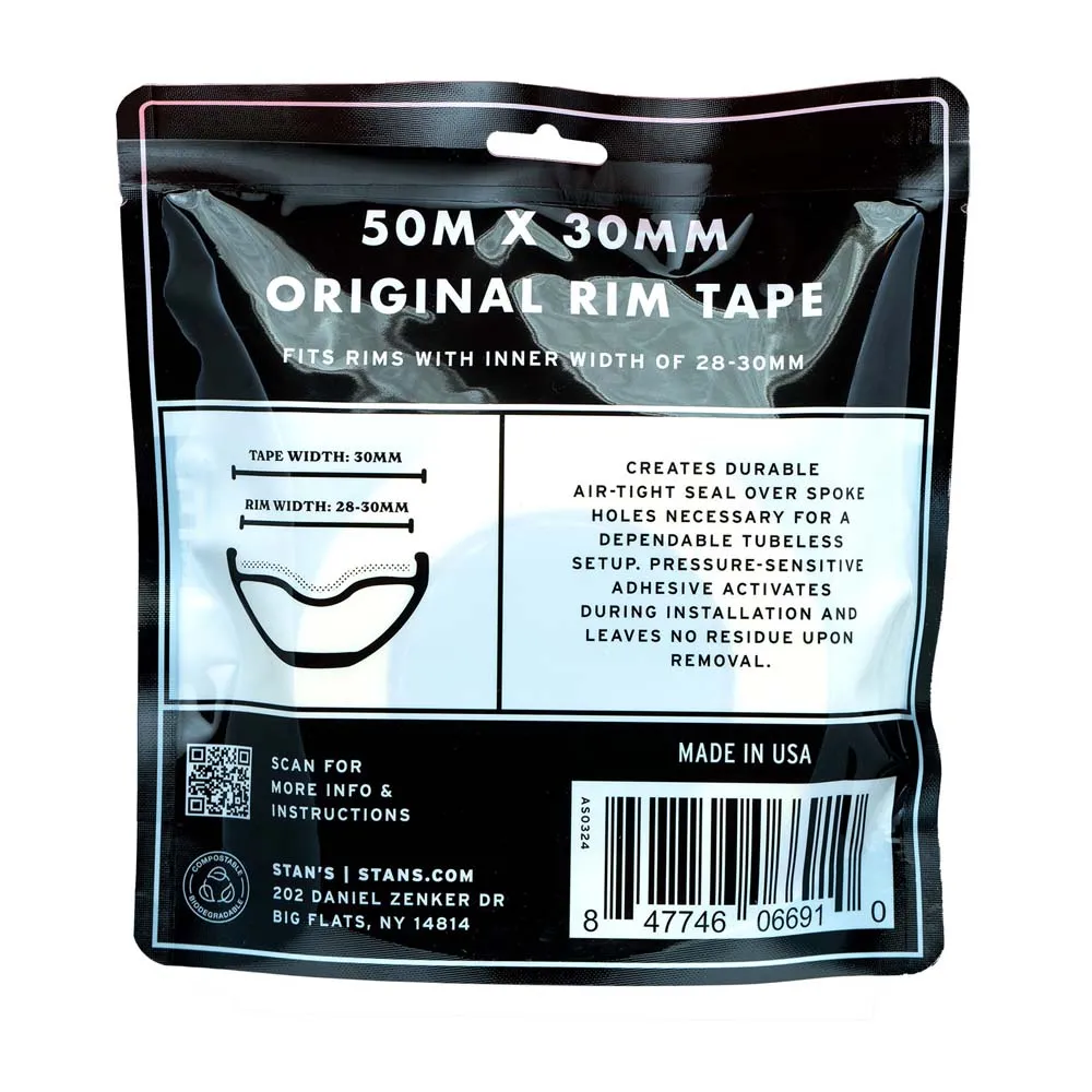 Stans As0323 50 M Fälgband, Yellow, 27mm