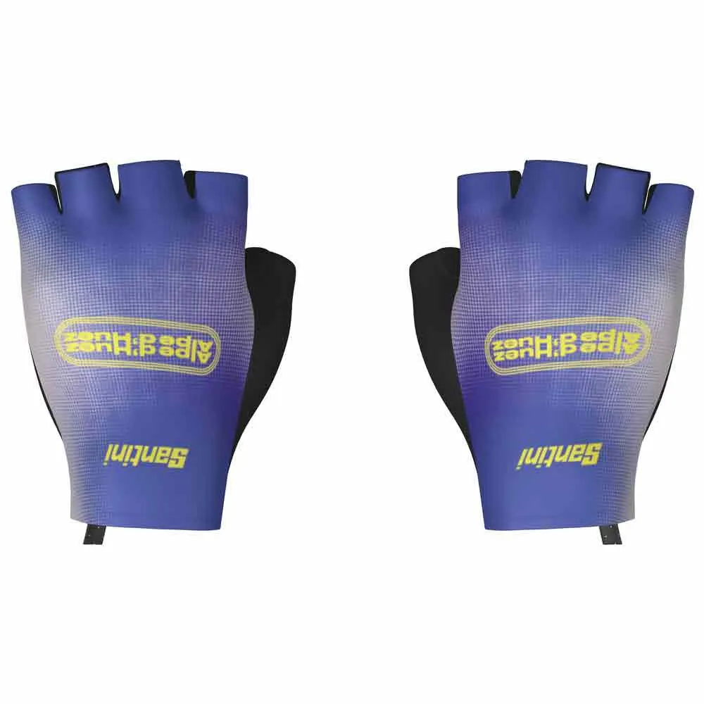 Santini Tdf Alpe D´huez Korta Handskar
