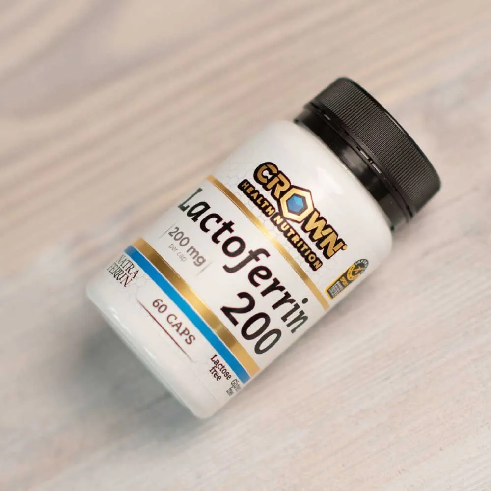 Crown Sport Nutrition Lactoferrin 200 Tillskott 60 Enheter, Multicolor, One Size