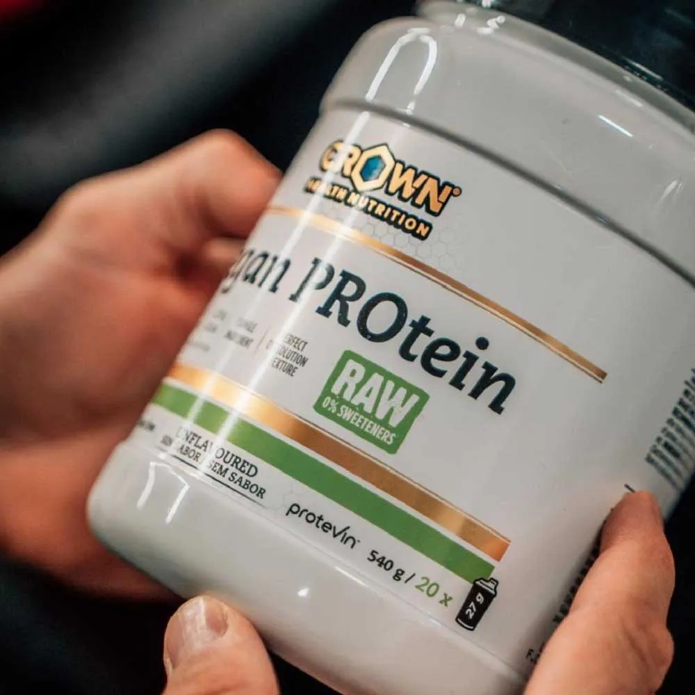 Crown Sport Nutrition Vegan Pro Raw 540g Vassleprotein, Multicolor, One Size