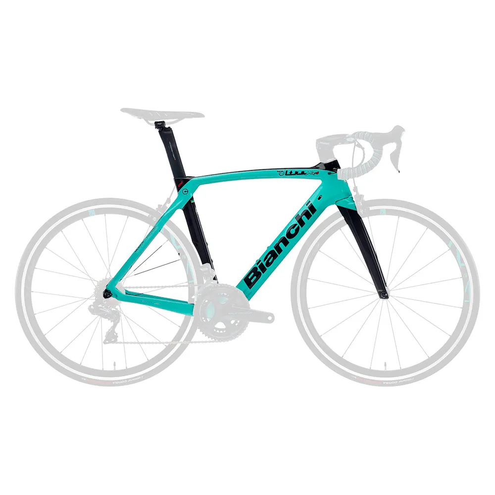 Bianchi Oltre Xr4 Cv Carbon Landsvägscykelram, Ck16 / black full glossy, 57
