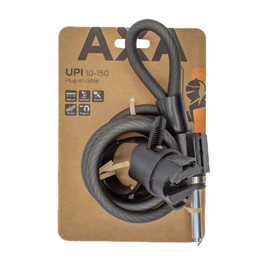 Axa Upi Kabellås, Black, 10 x 1500mm