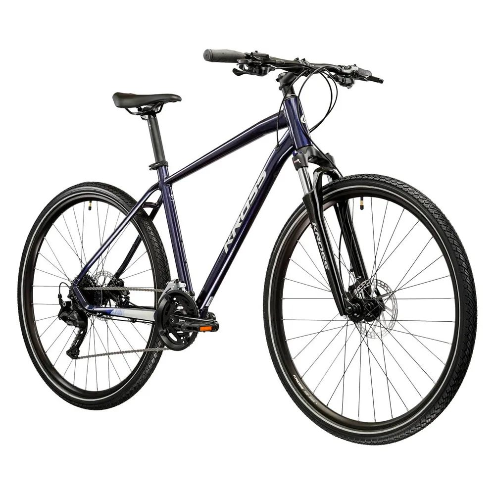 Kross Evado 5.0 28´´ 2026 Cykel, Purple / silver, L