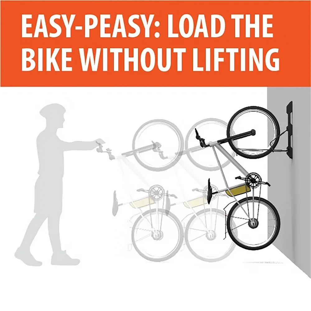 Officine Parolin Hanger Väggmonterat Cykelställ, Black, One Size