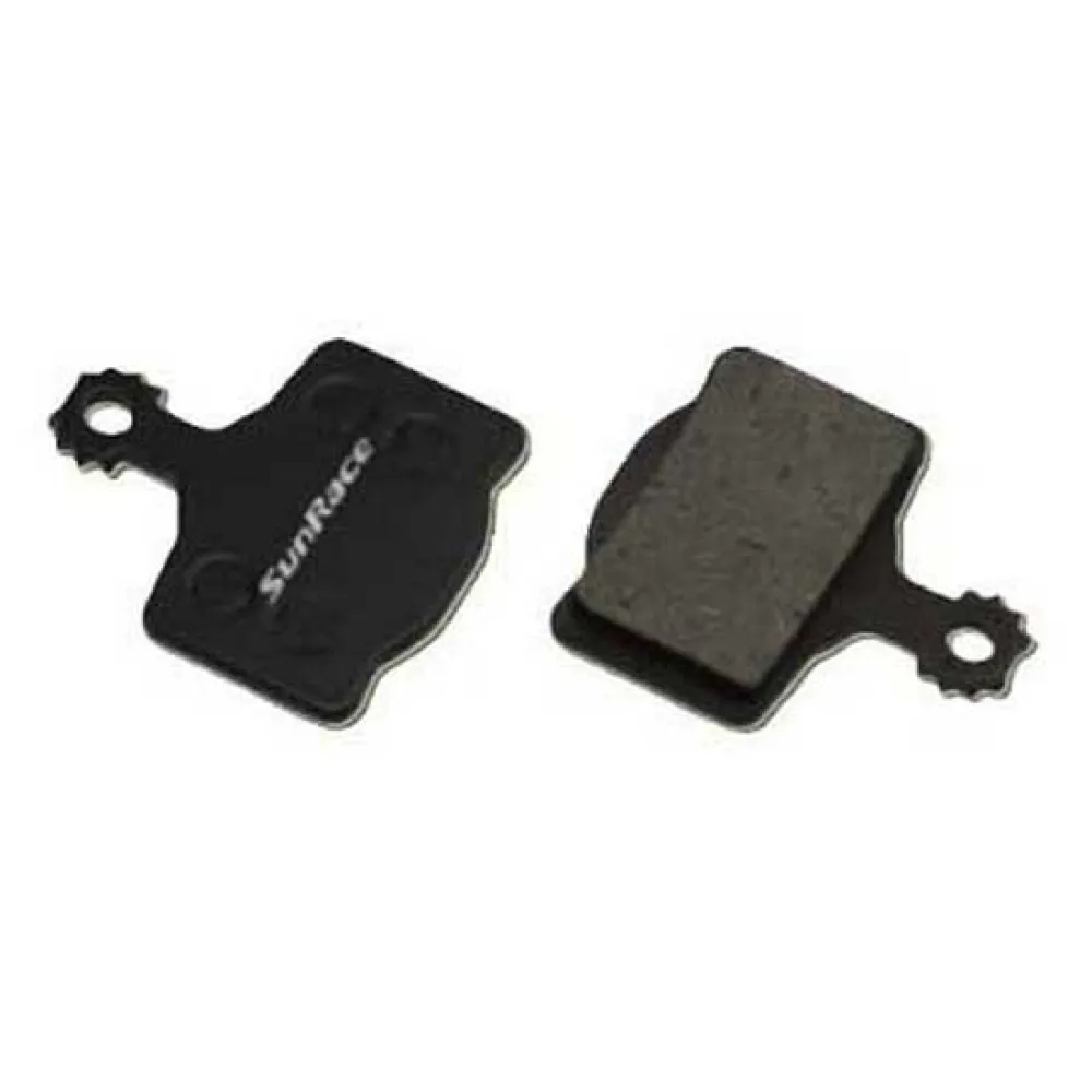 SunRace Dpmt2 Organiska Skivbromsbelägg 25 Enheter, Black, One Size