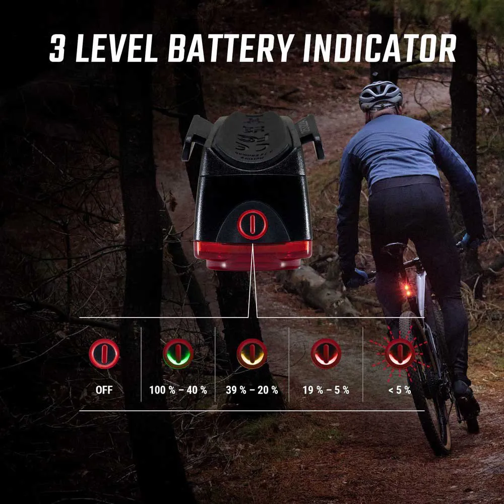 SIGMA SPORT Buster Rl150 Bakljus Refurbished, Black, 150lm