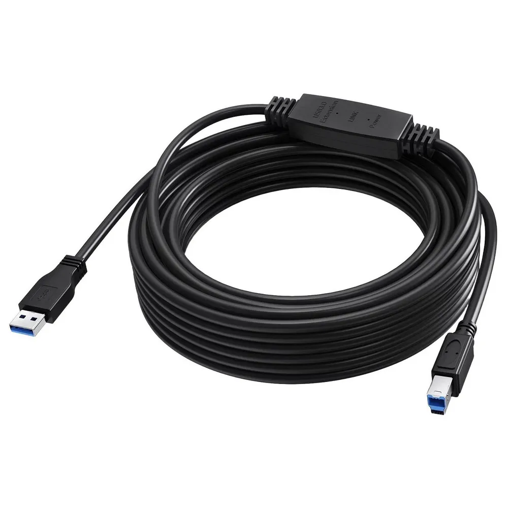 Vision Cable Usb-a A Usb-b Tc 10musb3.0+/bl