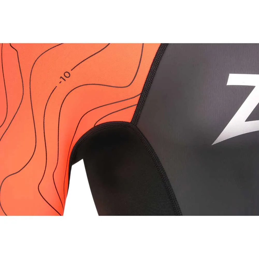 Zoggs Explorer Pro Langermet Neopren Våtdrakt Refurbished Mann, Black / red 2
