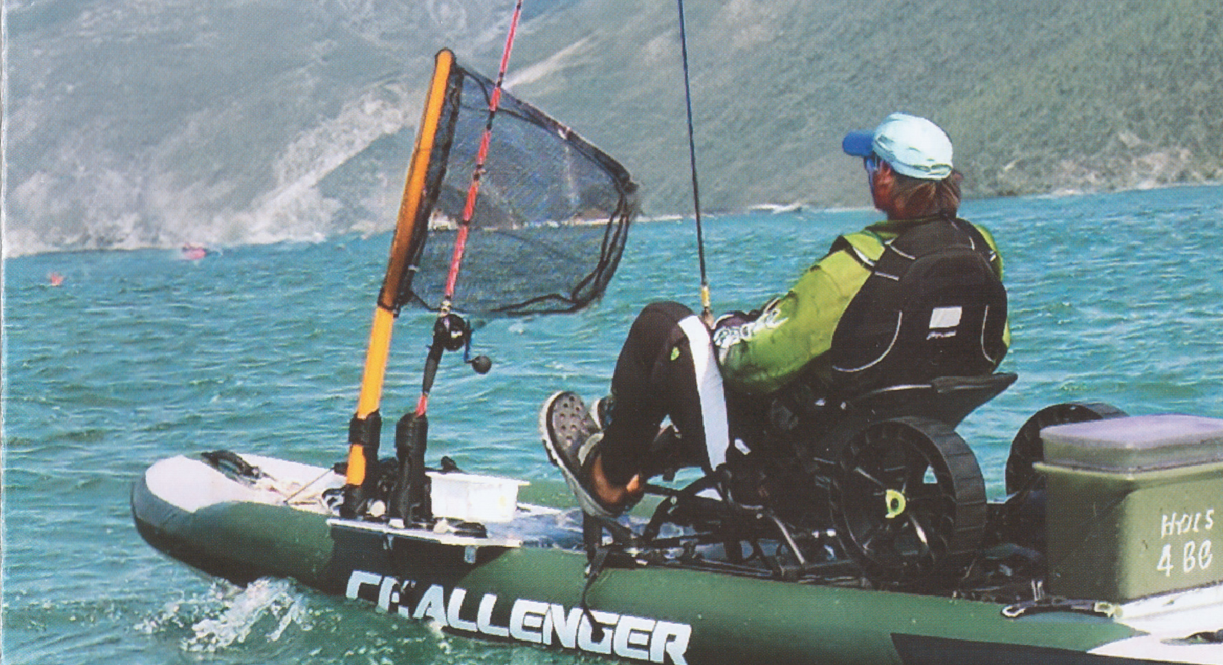 Discover the Challenger Pedal Drive Board, an innovative pedal-powered watercraft showcased at an outdoor and leisure sports exhibition. Explore its design, features, and applications for fishing and recreational activities.